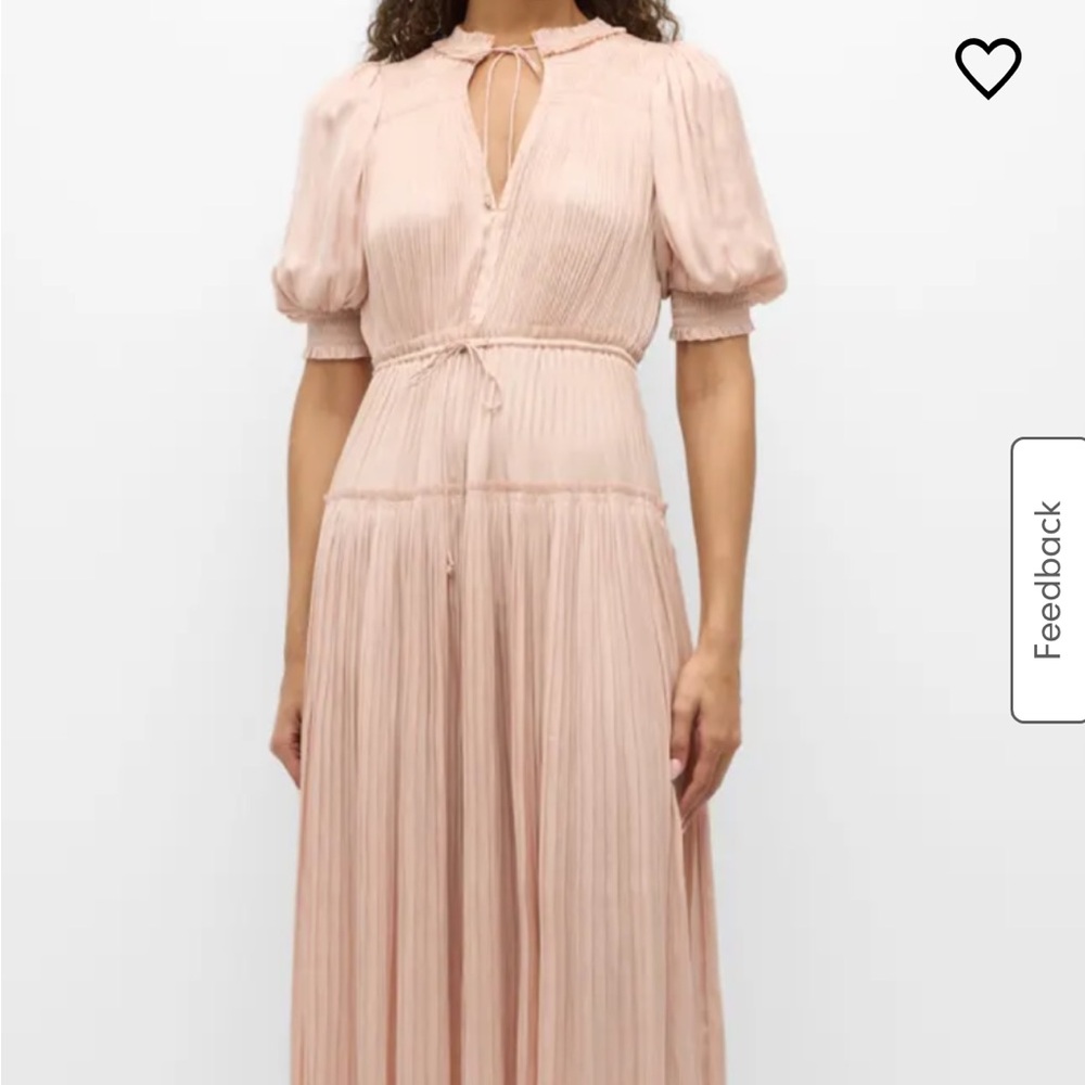 Ulla johnson Astrid Plisse midi dress